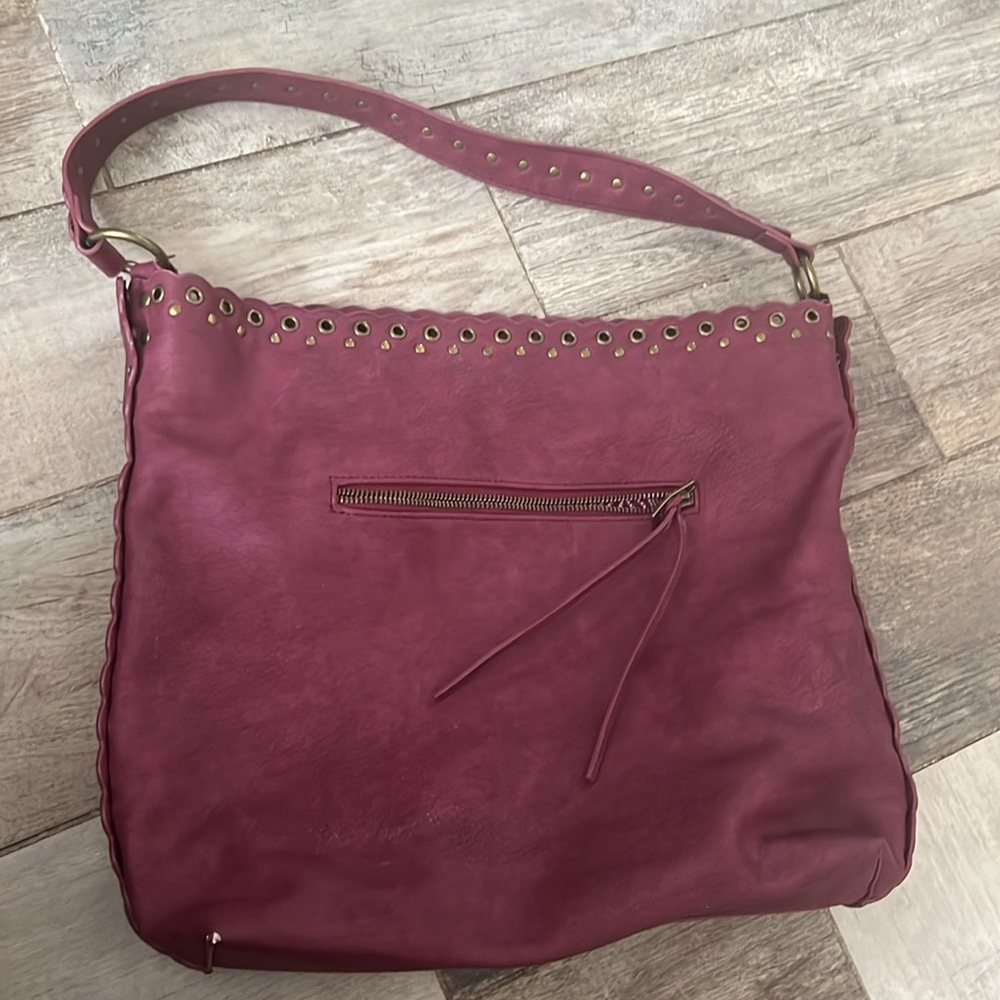 Steve Madden Handbag In Plum Red Color - image 7